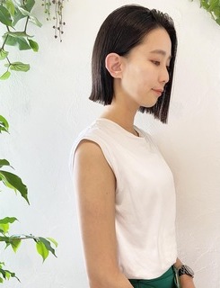 〜大人女性の切りっぱなしボブ〜