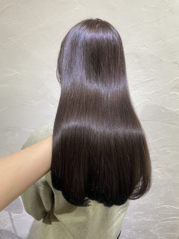 オーガニックカラーで叶える、未来まで続く艶髪✨
